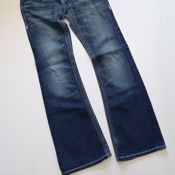BKE Denim Jeans STELLA 26 R 26 x 31.5 Low Rise Boot Flare - Picture 8 of 9